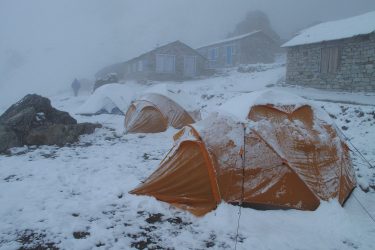 Camp Kare 4950m Expeditie trektocht Mera Peak 6461m Island Peak Nepal | Snow Leopard