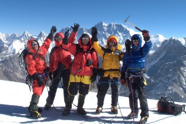 Mera Peak top , summit 6461m Expeditie trektocht Nepal | Snow Leopard